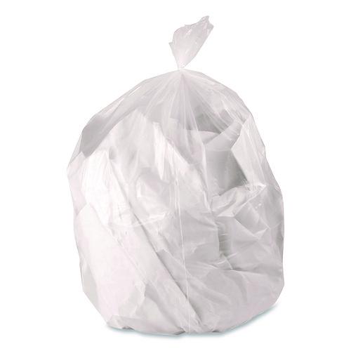 Image of AccuFit® H5645TC RC1 Linear Low Density Can Liners with AccuFit Sizing, 23 gal, 0.9 mil, 28" x 45", Clear, 50 Bags/Box, 6 Boxes/Carton