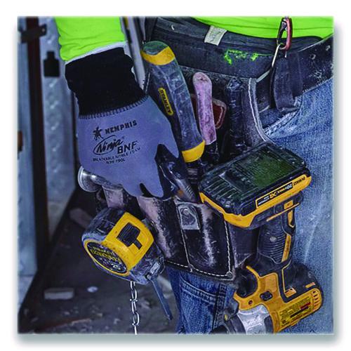 Image of MCR Safety N96790XL Ninja Nitrile Coating Nylon/Spandex Gloves, X-Large, Black/Gray, 12 Pairs
