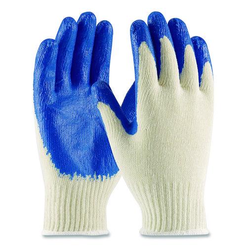 Image of PIP 39-C122/XL Seamless Knit Cotton/Polyester Gloves, EN388: 2011, X-Large, Natural/Blue, 12 Pairs