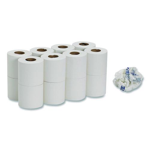 Image of Georgia Pacific® Professional 19516 SofPull Mini Centerpull Bath Tissue, Septic Safe, 2-Ply, White, 500 Sheets/Roll, 16 Rolls/Carton
