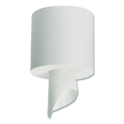 Image of Georgia Pacific® Professional 19516 SofPull Mini Centerpull Bath Tissue, Septic Safe, 2-Ply, White, 500 Sheets/Roll, 16 Rolls/Carton