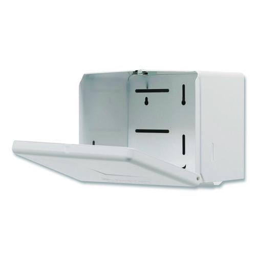 Image of Georgia Pacific® Professional 56701 Space Saver Singlefold Towel Dispenser, Steel, 11.63 X 6.63 X 8.13, White