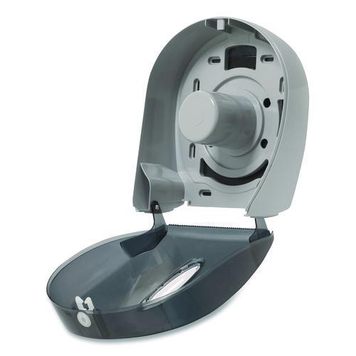 Image of Georgia Pacific® Professional 59009 Jumbo Jr. Bathroom Tissue Dispenser, Single Roll, 10.6 x 5.4 x 11.3, Translucent Smoke