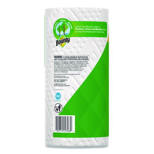 Image of Bounty® 80798319 Select-a-Size Kitchen Roll Paper Towels, 2-Ply, 5.9 x 11, White, 82 Sheets/Double Roll, 24 Rolls/Carton
