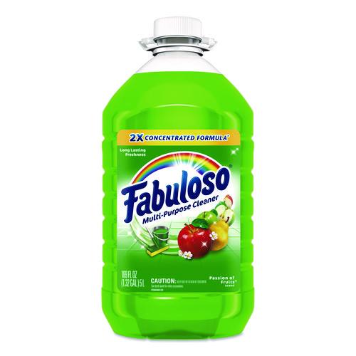 Image of Fabuloso® 61037887 Multi-Use Cleaner, Passion of Fruits Scent, 169 oz Bottle, 3/Carton