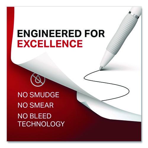 Image of Sharpie® S-Gel 2126207 S-Gel Fashion Barrel Gel Pen, Retractable, Medium 0.7 Mm, Black Ink, Pearl White Barrel, 4/pack