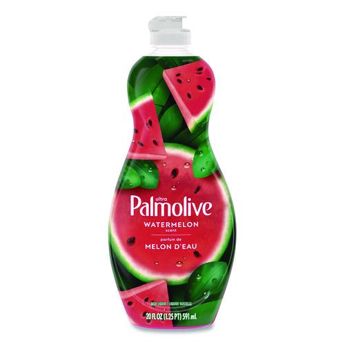 Image of Ultra Palmolive® 61047428 Dishwashing Liquid, Watermelon Scent, 20 oz Bottle, 9/Carton