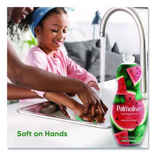 Image of Ultra Palmolive® 61047428 Dishwashing Liquid, Watermelon Scent, 20 oz Bottle, 9/Carton