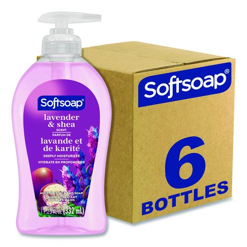 Image of Softsoap® US07058A Liquid Hand Soap Pumps, Lavender Shea Scent, 6/Carton