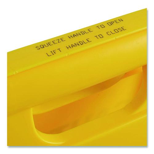 Image of Carlisle 3690000 Wet Floor Sign (English/Spanish), 11 x 25 x 25, Yellow