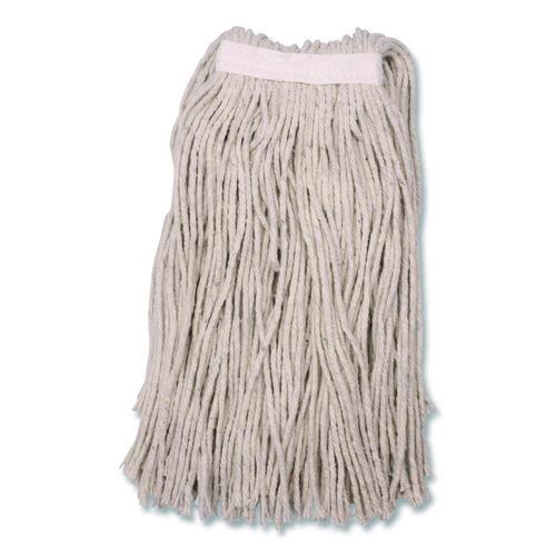 Image of Carlisle 369716B00 Full Weight Cut End Mop Head, Cotton, 16 oz, White