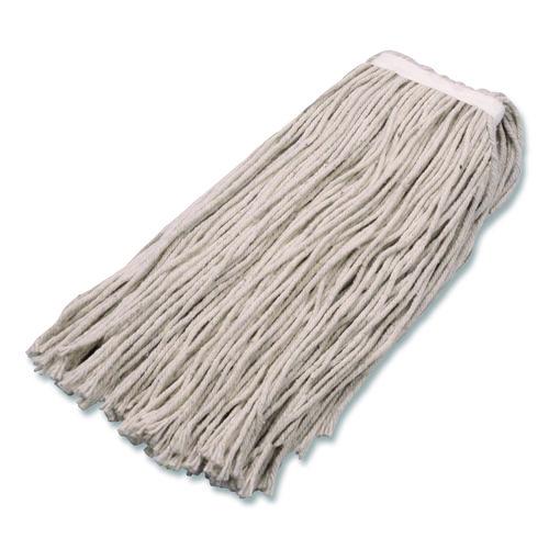 Image of Carlisle 369716B00 Full Weight Cut End Mop Head, Cotton, 16 oz, White