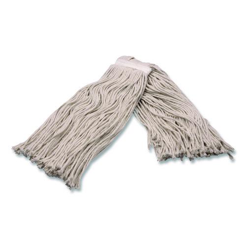 Image of Carlisle 369716B00 Full Weight Cut End Mop Head, Cotton, 16 oz, White