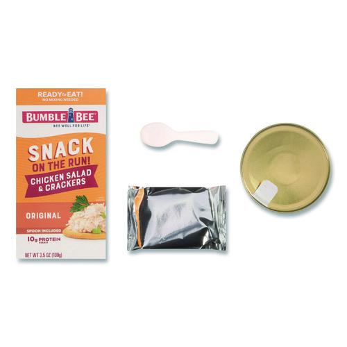 Image of Bumble Bee® KAR70820 Snack On The Run Chicken Salad With Crackers, 3.5 Oz Pack, 12/carton
