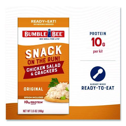Image of Bumble Bee® KAR70820 Snack On The Run Chicken Salad With Crackers, 3.5 Oz Pack, 12/carton
