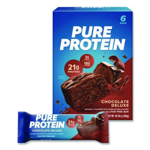 Image of Balance Bar® NRN13809 Pure Protein Bar, Chocolate Deluxe, 1.76 Oz Bar, 6/box
