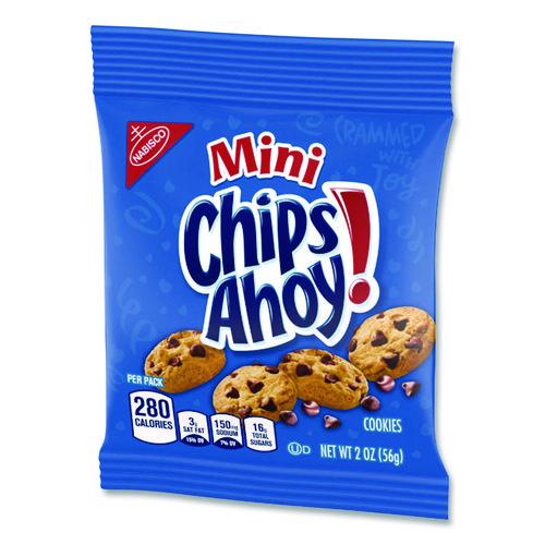 Image of Nabisco® NFG015480 Chocolate Chip Cookies - Single Serve, 2 Oz Packets, 60/carton