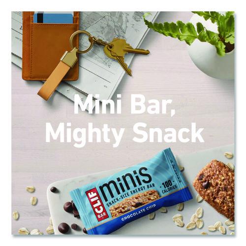 Image of CLIF® Bar CCC37654 Energy Bar, Mini Chocolate Chip, 0.99 Oz Bar, 20/box