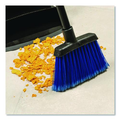 Image of Carlisle 4685314 Duo-Sweep Flagged Light Industrial Broom Head, 12" Length, Blue/Black