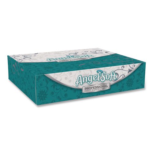 Image of Georgia Pacific® Professional 48550 Angel Soft ps Facial Tissue, 2-Ply, White, 50 Sheets/Box, 60 Boxes/Carton