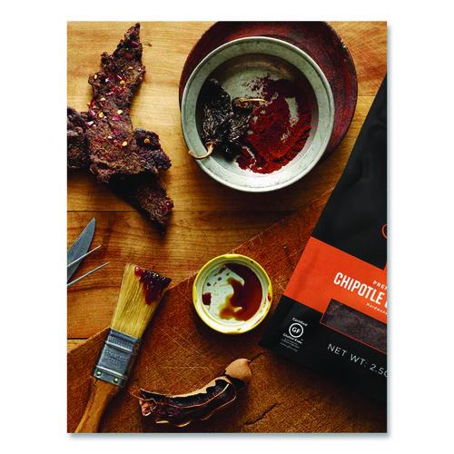 Image of Chef's Cut CCR00501 Real Steak Jerky, Chipolte Cracked Pepper, 2.5 Oz Bag
