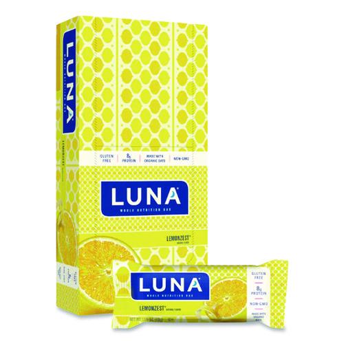 Image of LUNA® Bar CCC210004 Whole Nutrition Bar, Lemon Zest, 1.69 Oz Bar, 15 Bars/box