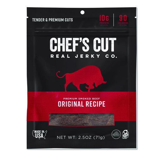 Image of Chef's Cut CCR00500 Real Steak Jerky, Original Recipe, 2.5 Oz Bag