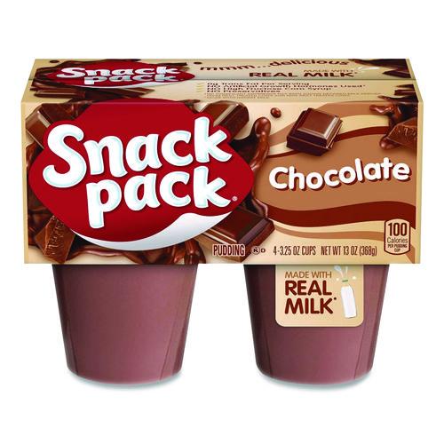 Image of Snack Pack® HUN55418 Pudding Cups, Chocolate, 3.5 Oz Cup, 48/carton