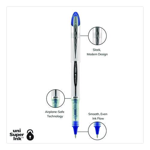 Image of uniball® 90199PP VISION ELITE Rollerball Pen, Stick, Bold 0.8 mm, Assorted Ink and Barrel Colors, 8/Pack