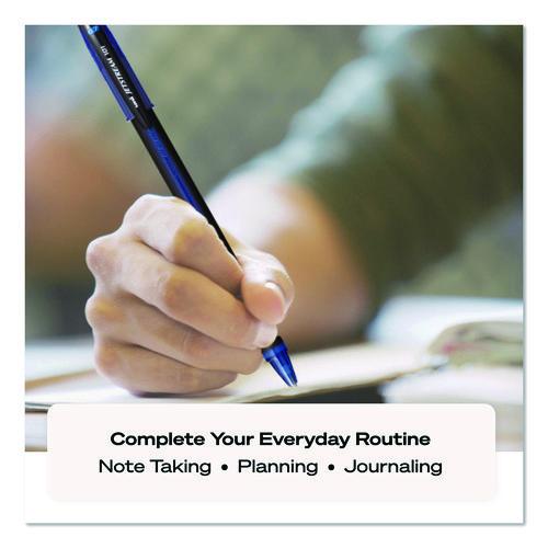 Image of uniball® 1768011 Jetstream 101 Hybrid Gel Pen, Stick, Bold 1 mm, Black Ink, Black Barrel, Dozen