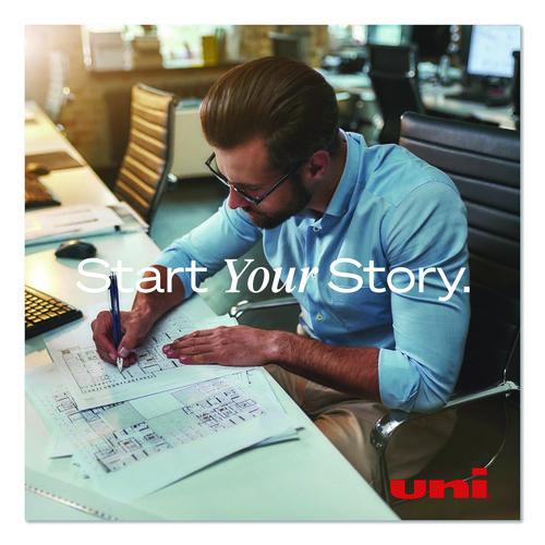 Image of uniball® 1768011 Jetstream 101 Hybrid Gel Pen, Stick, Bold 1 mm, Black Ink, Black Barrel, Dozen