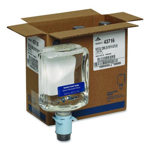 Image of Georgia Pacific® Professional 43716 Pacific Blue Ultra Automated Foam Soap Refill, Fragrance-Free, 1,200 mL, 3/Carton