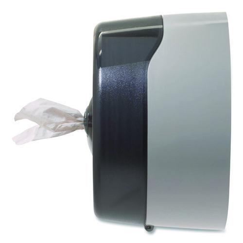 Image of Georgia PacificÂ® Professional Sofpull Twin High-Capacity Center-Pull Dispenser, 20.13 X 7 X 10.75, Smoke