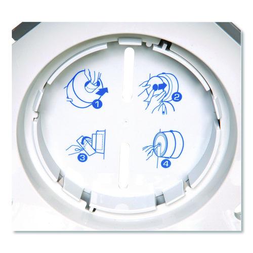 Image of Georgia PacificÂ® Professional Sofpull Twin High-Capacity Center-Pull Dispenser, 20.13 X 7 X 10.75, Smoke