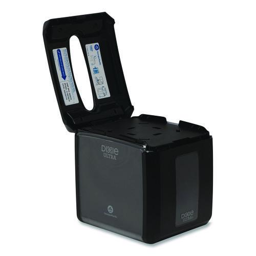 Image of DixieÂ® Tabletop Napkin Dispenser, 7.6 x 6.1 x 7.2, Black