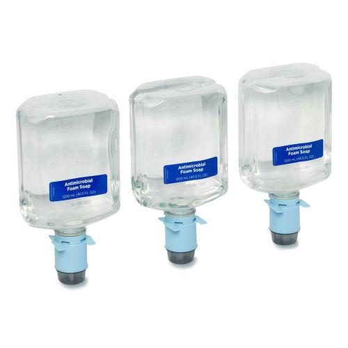 Image of Georgia Pacific® Professional 43822 Pacific Blue Ultra Automated Foam Soap Refill, Antimicrobial, E2 Rated, Fragrance-Free, 1,200 mL, 3/Carton