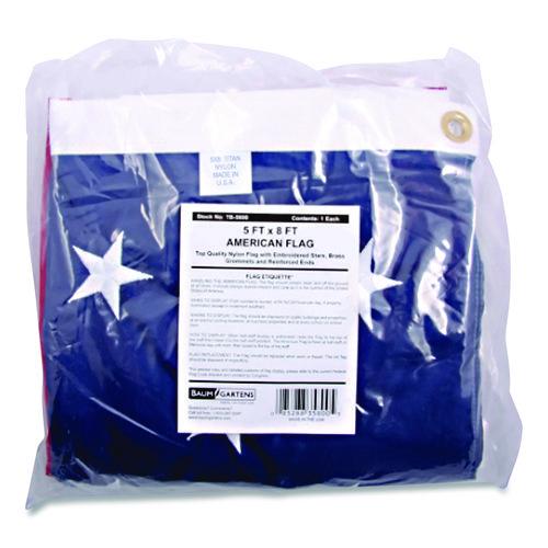 Image of Integrity Flags® BAUTB5800 Indoor/Outdoor U.S. Flag, 96" x 60", Nylon