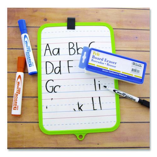 Image of Imperial® BAZ6005 Whiteboard and Chalkboard Eraser, 5" x 2" x 1", White