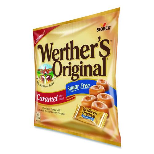 Image of Werther's® Original® SUL831498 Hard Candies, Caramel, Individually Wrapped, 2.75 Oz
