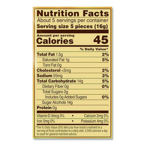 Image of Werther's® Original® SUL831498 Hard Candies, Caramel, Individually Wrapped, 2.75 Oz