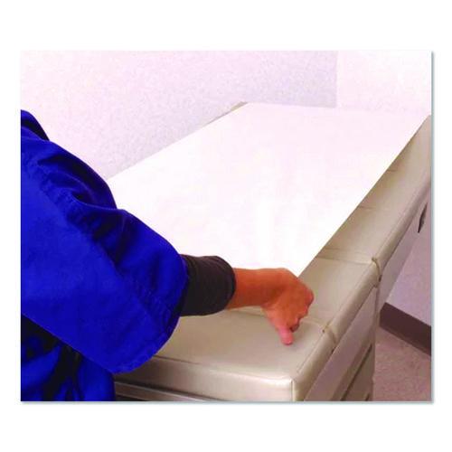 Image of TIDIÂ® Choice Exam Table Paper Roll, Crepe Texture, 21" X 125 Ft, White, 12/carton