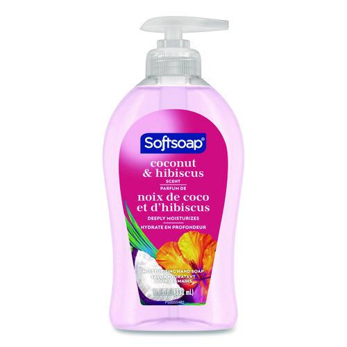 Image of Softsoap® US07157A Liquid Hand Soap Pumps, Coconut and Hibiscus Scent, 11.25 oz, 6/Carton