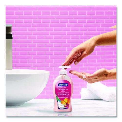 Image of Softsoap® US07157A Liquid Hand Soap Pumps, Coconut and Hibiscus Scent, 11.25 oz, 6/Carton