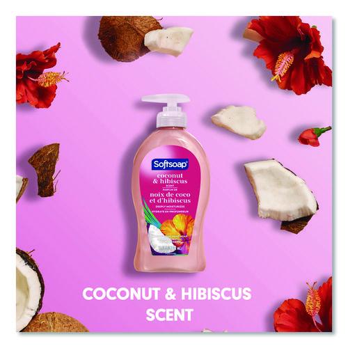 Image of Softsoap® US07157A Liquid Hand Soap Pumps, Coconut and Hibiscus Scent, 11.25 oz, 6/Carton