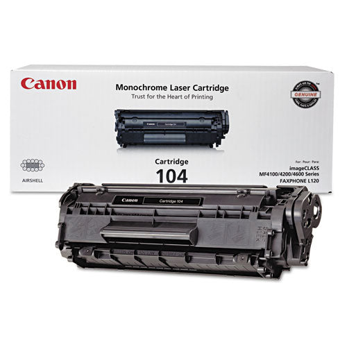 Image of Canon® 0263B001 0263b001 (104) Toner, 2,000 Page-Yield, Black
