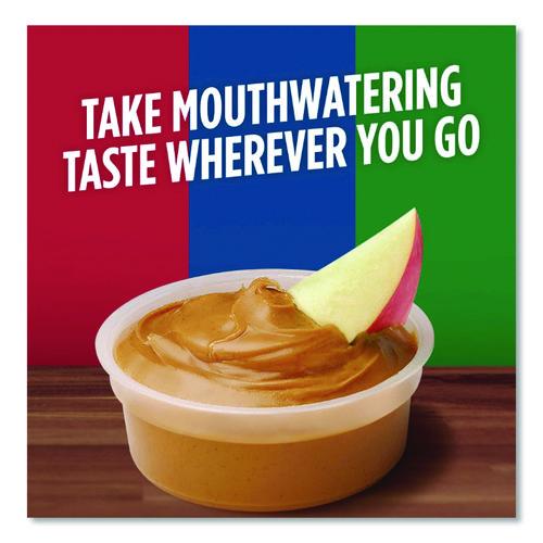 Image of Jif To Go® SMU99266 Spreads, Natural Creamy Peanut Butter, 1.5 oz Cup, 8/Box