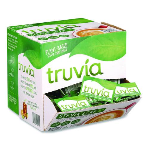 Image of Truvia® BBD02054 Natural Sugar Substitute, 0.12 oz Packet, 140/Box