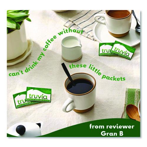 Image of Truvia® BBD02054 Natural Sugar Substitute, 0.12 oz Packet, 140/Box