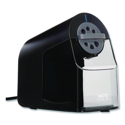 Image of X-ACTO® 1670X Model 1670 School Pro Classroom Electric Pencil Sharpener, Ac-Powered, 4 X 7.5 X 7.5, Black/gray/smoke