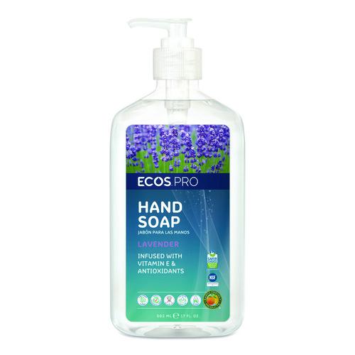 Image of ECOS® PRO PL9665/6 Liquid Hand Soap, Lavender Scent, 17 oz
